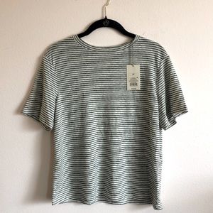 Black and White Striped Shirt